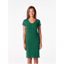 NATAL Dámske šaty fľaškovo zelená