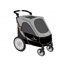 Kočík pre psov PetStro SILVER WING do 55 kg (čierno-šedá) BCL