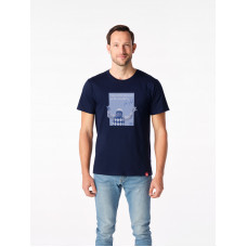 VÁŇA Pánske tričko AGEN navy