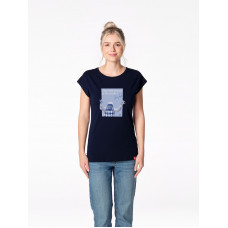 VÁŇA Dámske tričko ALTA navy