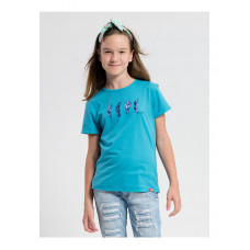 DOROTKA Detské tričko petrolejové potlačou