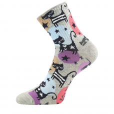 VoXX ponožky dámske letné AGAPI - MAČKY