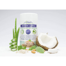 Bylinné utierky na oči pre psov a mačky 9x12 cm ARAVA 100 ks