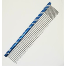 Kovový hrebeň 20 cm modrý 20/80 hrotmi 34 mm