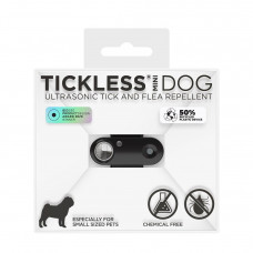 TICKLESS Mini dog Nabíjací ultrazvukový odpudzovač kliešťov a bĺch Čierna