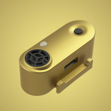 TICKLESS Mini dog Nabíjací ultrazvukový odpudzovač kliešťov a bĺch Zlatá