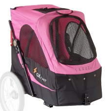 Náhradný poťah na kočík pre psov PetStro do 30 kg (ružovo-čierna)