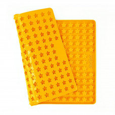 Silikónová pečiaca formička na maškrty COLLORY hviezdičky 1,5x1,5 cm – oranžová