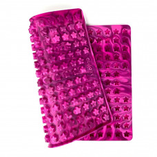 Silikónová pečiaca formička na maškrty COLLORY hviezdičky 1,5x1,5 cm – ružový mramor