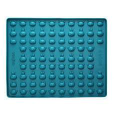 Silikónová pečiaca formička na maškrty COLLORY Happy Pets cca 2,3 x 2,3 cm – petrolejová