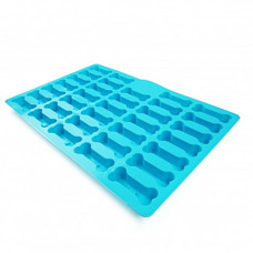 Silikónová pečiaca formička na maškrty COLLORY kocky 7x3 cm – tyrkysová