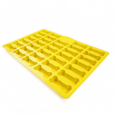 Silikónová pečiaca formička na maškrty COLLORY kocky 7x3 cm – žltá