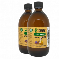 LÁSKA A01 Ľanový olej s vitamínom E - 1000 ml