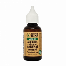100 ml LÁSKA 23 Podpůrný olej alergie, svědění, podpora hojení