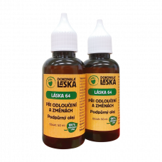 LÁSKA 64 Pri separačnej úzkosti podporný olej - 100 ml