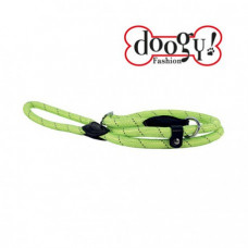 Nylónové lanové reflexné vodítko pre psov RUN-AROUND zelené