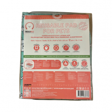 Absorpčná prateľná podložka pre psov MISOKO 40 x 50 cm s potlačou šteňatá - mentolová (balenie 2ks)