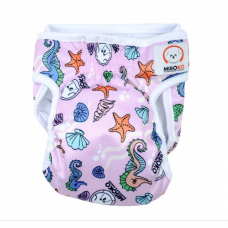 Prateľné plienky pre fenky MISOKO&CO - potlač morský koník