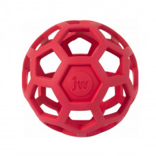 JW Hol-EE Děrovaný míč - červený Barva: červená, Velikost: vel. M (11 cm)