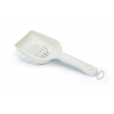 Beeztees Lopatka na čistenie toalety plastová krémová 25cm