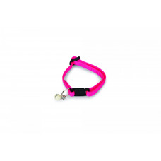 Beeztees Obojok pre mačiatka nylonový ružový 16-23cm x 8mm