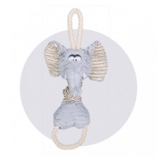 Plyšový pískací slon pre psov 47 cm