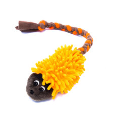 Hračka pro psy Ježek - hnědý s oranžovou 52 cm