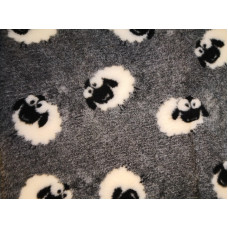 Pelech pre psov VetBedding Premium - výška 30 mm (ovečky - šedá)
