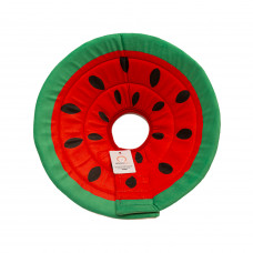 Ochranný textilný golier pre psov MISOKO veľ. L 32-35 cm - vodný melón