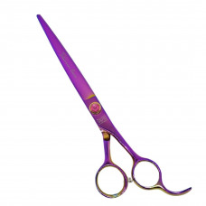 Nožnice TAURO PRO LINE Titanium line 7" (18 cm) rovné - fialové