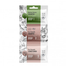 Sada vzoriek šampónov a kondicionéru TPL PURE NATURE pre rast srsti