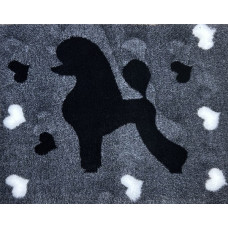 Pelech pre psov VetBedding čierny pudel 100 x 75 cm