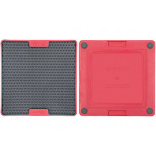 LM Soother Tuff lízacia podložka, 23x20x20 cm, červená
