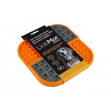 LM Slomo lízacia podložka, 23x20x20 cm, oranžová