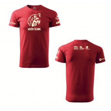 Tričko Navždy šelmou L, červené