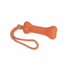 CAMON Hračka kosť orange s lanovou rúčkou, 200 mm