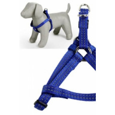 Papillon postroj Reflex Blue nylon, 65-80 cm, modrá Papillon postroj Reflex Blue nylon, 65-80 cm, modrá