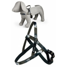 Papillon Postroj Reflex Grey nylon, 70-80 cm, šedá Papillon Postroj Reflex Grey nylon, 70-80 cm, šedá
