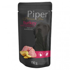 PIPER Plat.kapsička pre psov morka s brokolicou, 150 g