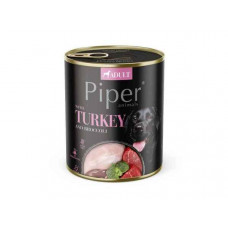 PIPER konzerva pre psa morka s brokolicou , 800g