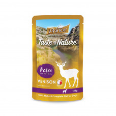 PRINCE ULTRA PREMIUM Taste of Nature Paleo POUCH venison&broccolica, 150g PRINCE ULTRA PREMIUM Taste of Nature Paleo POUCH venison&broccolica, 150g