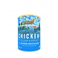 PRINCE CLASSIC tuna w/chicken/kelp/fleed, 400g