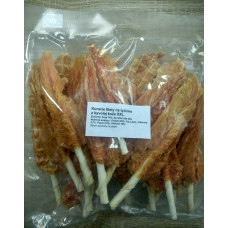 Kuracie filety na tyčinke z byvolej kože veľké 500g