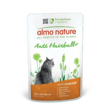 ALMO NATURE Cats kapsička antihairball kura, 70g
