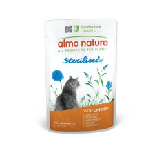 ALMO NATURE Cats kapsička sterilised kura, 70 g