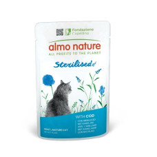 ALMO NATURE Cats kapsička sterilised treska, 70 g
