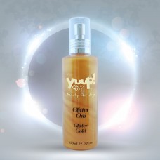 Yuup! Fashion Glitter Gold - parfumovaný prípravok na lesk so zlatými čiastočkami - Kapacita: 150ml
