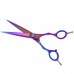 Geib Entree Blue Titan Straight Scissors - kvalitné rovné nožnice s jednostranným mikrorezom a titánovým povrchom - Veľkosť: 7" Geib Entree Blue Titan Straight Scissors - kvalitné rovné nožnice s jednostranným mikrorezom a titánovým povrchom - Veľkosť: 7"