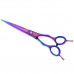 Geib Entree Blue Titan Straight Scissors - kvalitné rovné nožnice s jednostranným mikrorezom a titánovým povrchom - Veľkosť: 7" Geib Entree Blue Titan Straight Scissors - kvalitné rovné nožnice s jednostranným mikrorezom a titánovým povrchom - Veľkosť: 7"