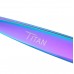 Geib Entree Blue Titan Curved Scissors - vysoko kvalitné zakrivené nožnice s jednostranným mikrorezom a titánovým povrchom - Veľkosť: 10 "